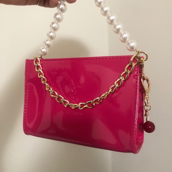 NIB YSL Pink Patent Beauty Clutch - Picture 5 of 13